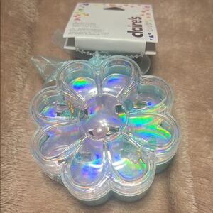 Claire's Holographic Flower Lip Gloss Palette